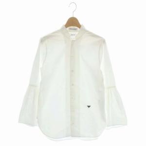 20AW BELL SLEEVE SH WASHED OUT SHIRT ブラウス 白