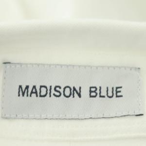 MADISONBLUE シャツ ラウンドカラー B刺繍 0 ホワイト