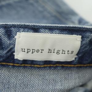 upper hights THE ELLIOTT フレアデニムパンツ ストレート カットオフ 22 インディゴブルー