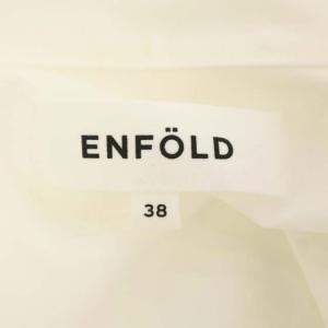 ENFOLD 21SS SOMELOS ランダムフレアSHIRT シャツ 38 ホワイト
