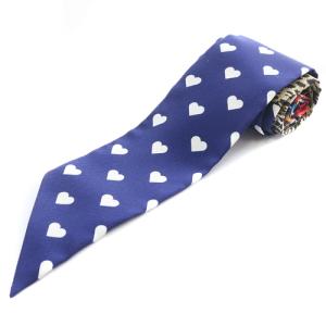 ジャングル ラブ ラブ ツイリースカーフ 総柄 シルク ネイビー