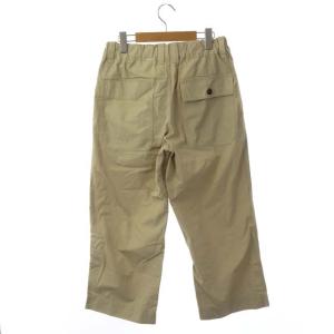 MHL. 21SS FINE COMPACT COTTON POPLIN テーパードパンツ バギー タック 製品洗い 製品染め ボタンフライ