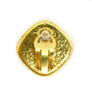 CHANEL 96A イヤリング クリップ式 ココマーク 両耳用 ゴールド色