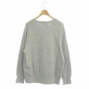 AMERICANA HPS別注 クラシッククルーネックスウェット 長袖 英字プリント M グレー