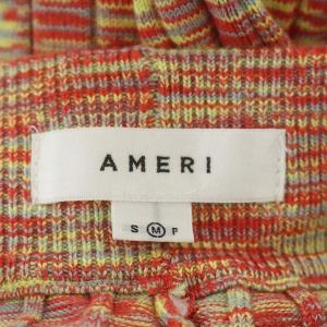 Ameri VINTAGE 22SS MIX VINTAGE COLOR RIB PANTS フレアパンツ M マルチカラー