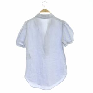 MADISONBLUE PUFF SLEEVE LINEN BLOUSE ブラウス フリル 1 ライトブルー