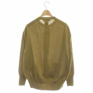 STUNNING LURE ハイツイストニットブルゾン カーディガン 長袖 S マスタード