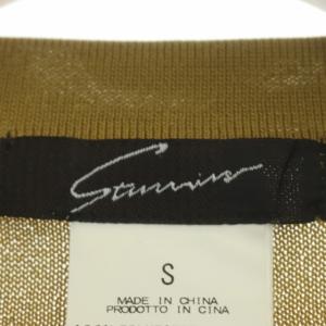 STUNNING LURE ハイツイストニットブルゾン カーディガン 長袖 S マスタード