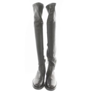 VALENTINO GARAVANI ロングブーツ ロックスタッズ ブラック