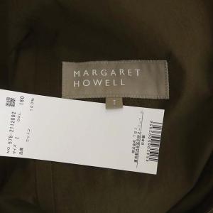 MARGARET HOWELL 22SS FINE COTTON TWILL ステンカラーコート ロング 比翼仕立て
