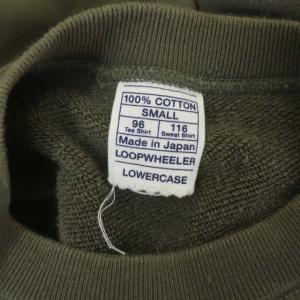 LOOPWHEELER トレーナー スウェット 長袖 S カーキ
