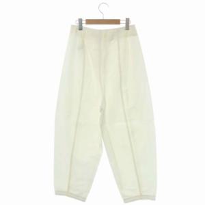 nagonstans ワイドロングパンツ バルーンテーパードパンツ 38 ホワイト