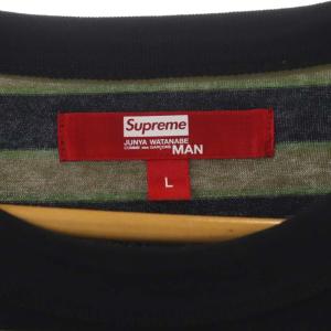 Supreme JUNYA WATANABE 21FW Stripe S/S Top L カーキ