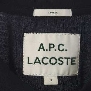高価買取中】LACOSTE ラコステ × A.P.C. 22SS コラボ Tシャツ コピー APC × Lacoste スモールロゴ Tシャツ Tシャツ/カットソー(半袖/袖なし)