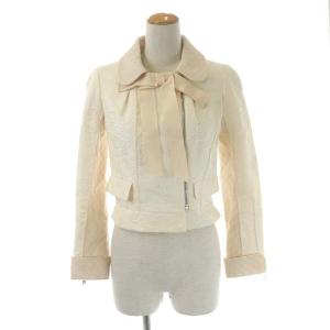 LOUIS VUITTON セットアップ ジャガードジャケット スカート 34 オフホワイト