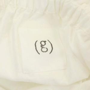 glamb 22SS オーガニックタイプライターフリルネックラバーワンピース 長袖 ロング プルオーバー F 白 ホワイト