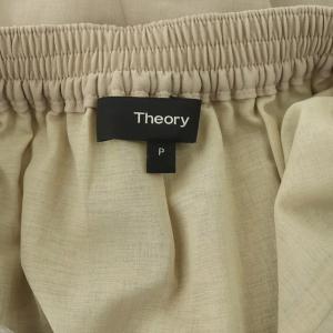Theory WIDE PLEAT LOMG MIDI SK プリーツスカート ロング P ベージュ