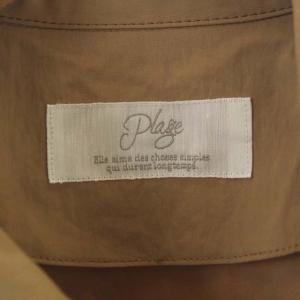 Plage 22SS テントコート スプリングコート 34 ベージュ