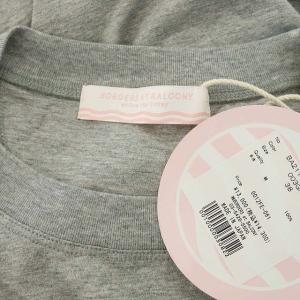 BORDERS at BALCONY POCKET TEE Tシャツ カットソー プルオーバー 半袖 38 グレー