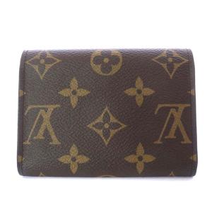 LOUIS VUITTON M41939 モノグラム ポルトモネ ロザリ フューシャ コインケース 茶