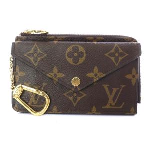 LOUIS VUITTON M69431 モノグラム ポルト カルト レクト ヴェルソ コインケース 茶