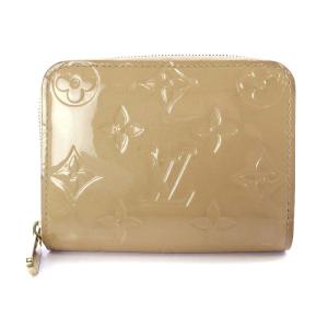 モノグラムヴェルニ ジッピー コインパース ミニウォレット コインケース 小銭入れ ベージュ M90203