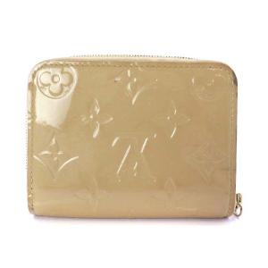 LOUIS VUITTON モノグラムヴェルニ ジッピー コインパース ミニウォレット コインケース 小銭入れ ベージュ M90203