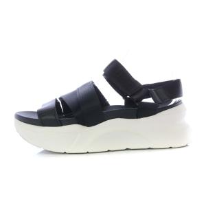 UGG australia LA SHORES サンダル プラットフォーム 厚底 ベルクロ 24cm ブラック