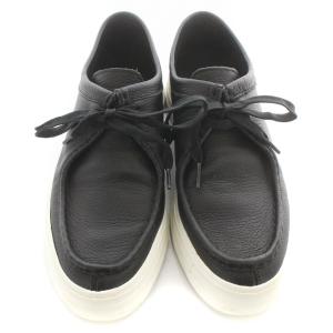 EMPORIO ARMANI シューズ レザー ワラビーブーツ UK7 ブラック