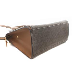 MICHAEL KORS ショルダーバッグ ハンドバッグ 2way レザー 総柄 ロゴ ブラウン