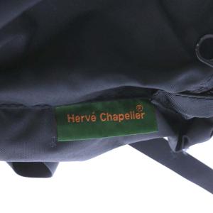 Hervé Chapelier バックパックリュックサック デイパック コーデュラナイロン L ノワール