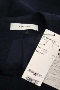 ADORE ワンピース フレアスリーブ 38 ネイビー