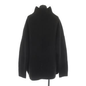 CINOH オーバーサイズ ハイネックニット セーター 長袖 ウール ダークブラウン