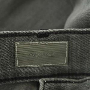 MOTHER ドゥーズィエムクラス取り扱い MOTHER GREY INSIDER CROP デニム パンツ ジーンズ ブーツカット ダメージ加工