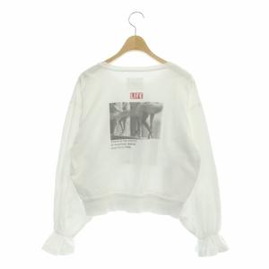 Ameri VINTAGE × LIFE BALLERINA PUFF LONG TEE カットソー 長袖 プルオーバー F ホワイト グレー