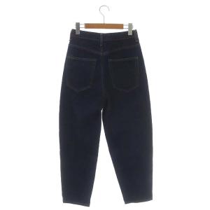 nagonstans デニムパンツ ジーンズ テーパード ハイウエスト 36 ネイビー