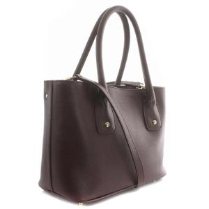 FURLA ショルダーバッグ ハンドバッグ 2way ロゴ レザー ワインレッド