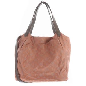 russet ショルダーバッグ ハンドバッグ 2way ナイロン モノグラム ブラウン