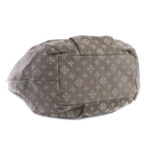 russet トートバッグ ハンドバッグ ナイロン モノグラム グレー