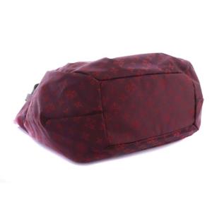 russet トートバッグ ハンドバッグ ナイロン モノグラム ダークレッド