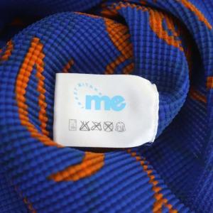 me ISSEY MIYAKE バースデーケーキ カットソー プリーツ ブルー