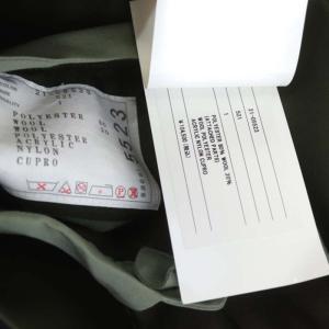 sacai 21SS Suiting Dress ドッキングデザインシャツワンピース 1 グリーン