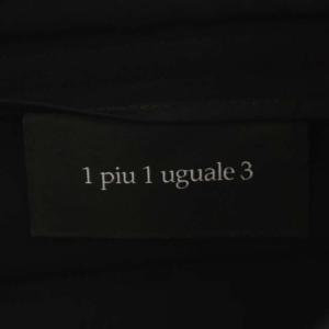 1PIU1UGUALE3 カーゴ ショーツ ショートパンツ ハーフパンツ タック ジッパーフライ 4 黒 ブラック