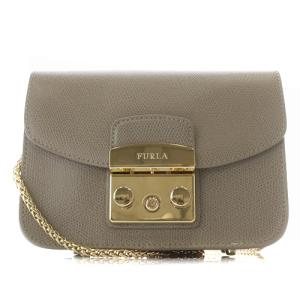 G6400 メトロポリス ショルダーバッグ レザー ロゴ べージュ