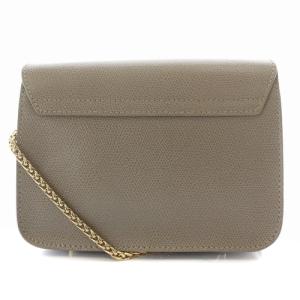 FURLA G6400 メトロポリス ショルダーバッグ レザー ロゴ べージュ