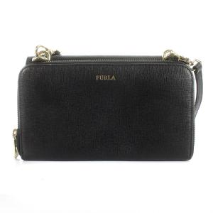 FURLA ショルダーウォレット 2way 長財布 レザー ブラック