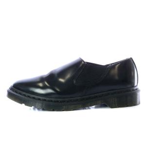 Dr.Martens LOUIS ガセットシューズ スリップオン レザー 27cm ブラック