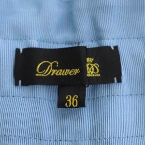 Drawer 21SS フロントポケットドロストパンツ 36 水色
