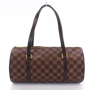 LOUIS VUITTON N51303 パピヨンGM ダミエ ハンドバッグ 茶