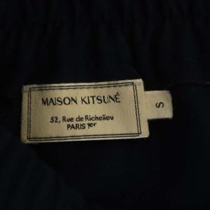 Maison Kitsuné JENA CASUAL パンツ テーパード イージー S 紺 ネイビー